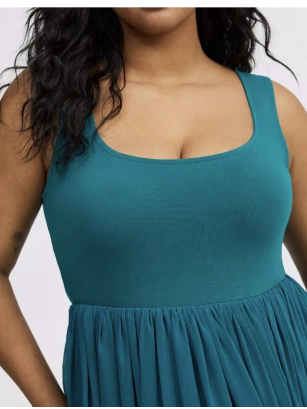 TORRID Maxi scoop everglade Dress - Picture 3 of 11
